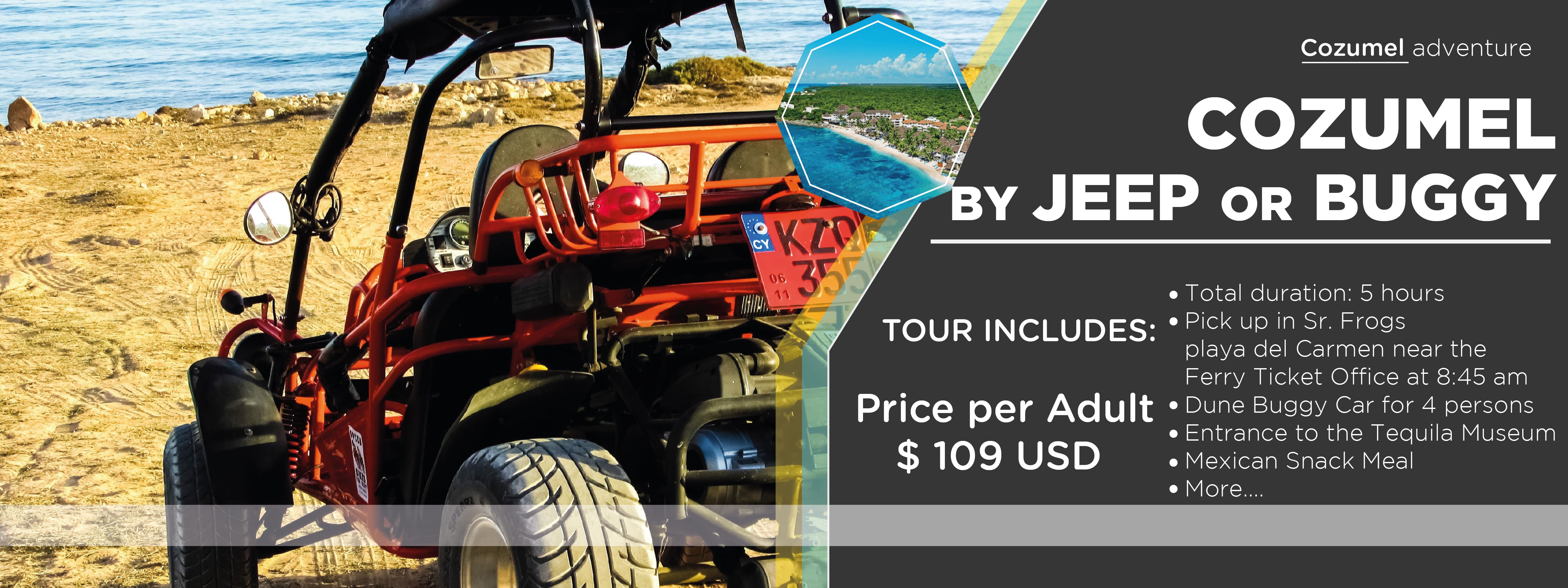 COZUMEL BY JEEP OR BUGGY